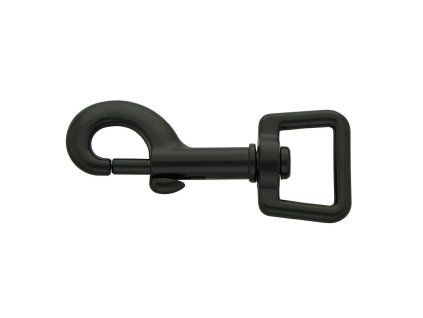 Karabína stredná 17mm čierna