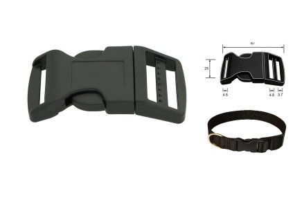 side release buckle 204 l