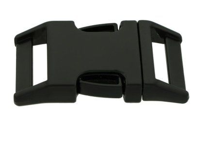 metal side release buckle contoured black 5431 l
