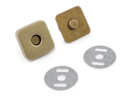 Magnetické zapínanie 18x18 mm štvorec